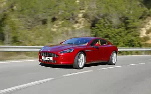 Обои автомобили Aston Martin Rapide (Magma Red) - 2010