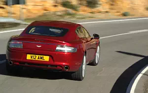 Обои автомобили Aston Martin Rapide (Magma Red) - 2010