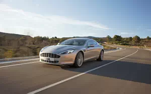Обои автомобили Aston Martin Rapide (Silver Blonde) - 2010