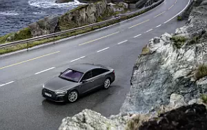 Обои автомобили Audi A8 quattro S line - 2021