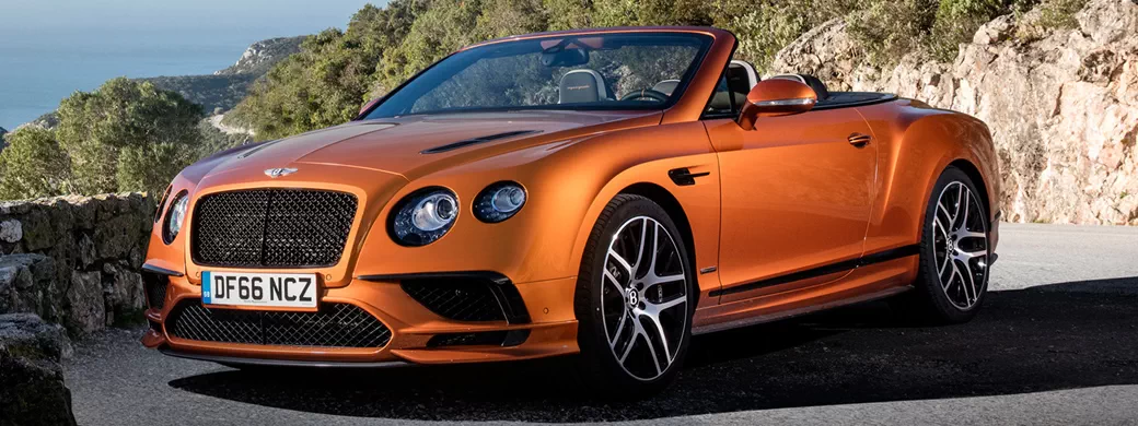   Bentley Continental Supersports Convertible (Orange Flame) - 2017 - Car wallpapers