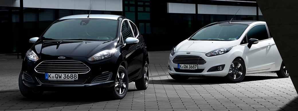   Ford Fiesta Black & White - 2015 - Car wallpapers