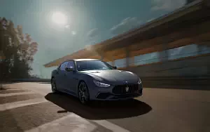 Обои автомобили Maserati Ghibli MC Edition (Blu Vittoria) - 2022