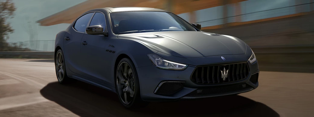 Обои автомобили Maserati Ghibli MC Edition (Blu Vittoria) - 2022 - Car wallpapers