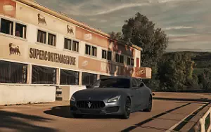 Обои автомобили Maserati Quattroporte MC Edition (Blu Vittoria) - 2022