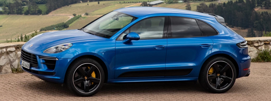   Porsche Macan Turbo (Sapphire Blue Metallic) - 2019 - Car wallpapers
