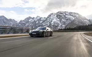 Обои автомобили Porsche Panamera Turbo S E-Hybrid Executive (Volcano Grey Metallic) - 2020