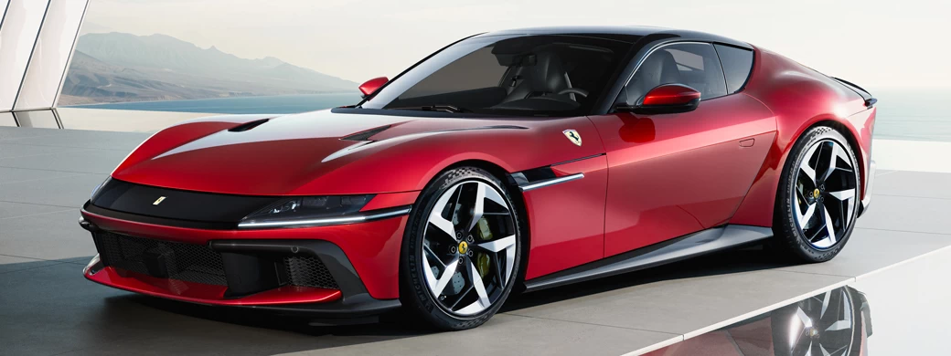   Ferrari 12Cilindri (Rosso Imola) - 2024 - Car wallpapers