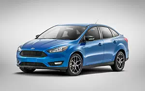   Ford Focus SE Sedan US-spec - 2014