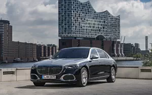   Mercedes-Maybach S 580 4MATIC (Nautical Blue/High-Tech Silver) - 2021