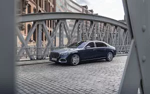   Mercedes-Maybach S 580 4MATIC (Nautical Blue/High-Tech Silver) - 2021