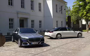   Mercedes-Maybach S 580 4MATIC (Nautical Blue/High-Tech Silver) - 2021