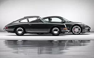   Porsche 911 Carrera 4S Coupe 2013 and Porsche 911 2.0 Coupe 1964