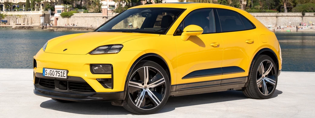   Porsche Macan Turbo (Speed Yellow) - 2024 - Car wallpapers