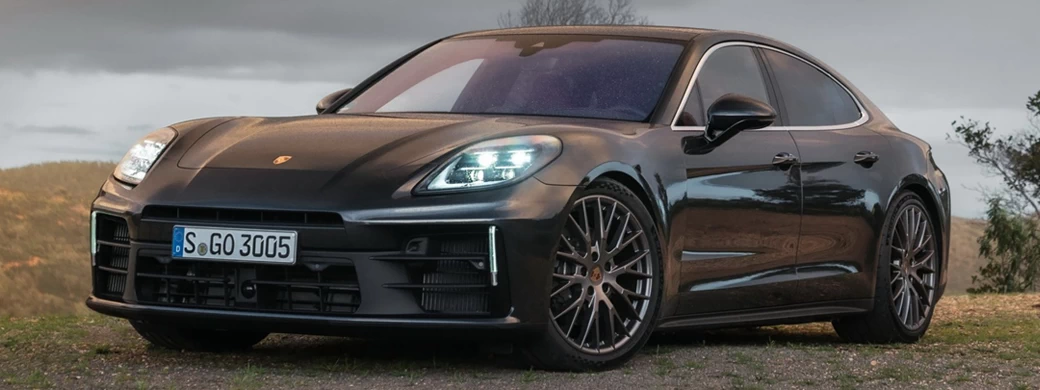   Porsche Panamera (Volcano Grey Metallic) - 2024 - Car wallpapers